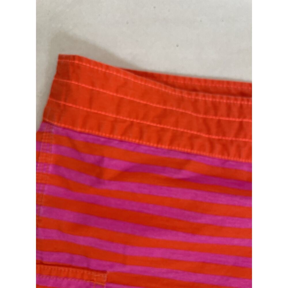 J. Crew Swim String Board Shorts Striped Pockets Swimwear - Picture 4 of 11